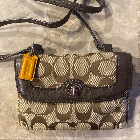 Coach Accessories Authentic Coach Crossbody Wallet Poshmark